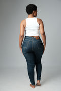 Premium Dark Wash Skinny Jeans