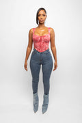 Distressed Knee-Rip Skinny Jeans